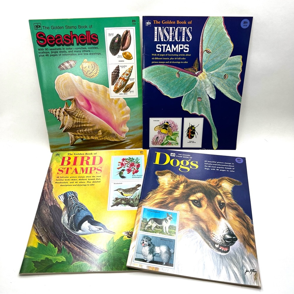 Vintage Golden Stamp Books